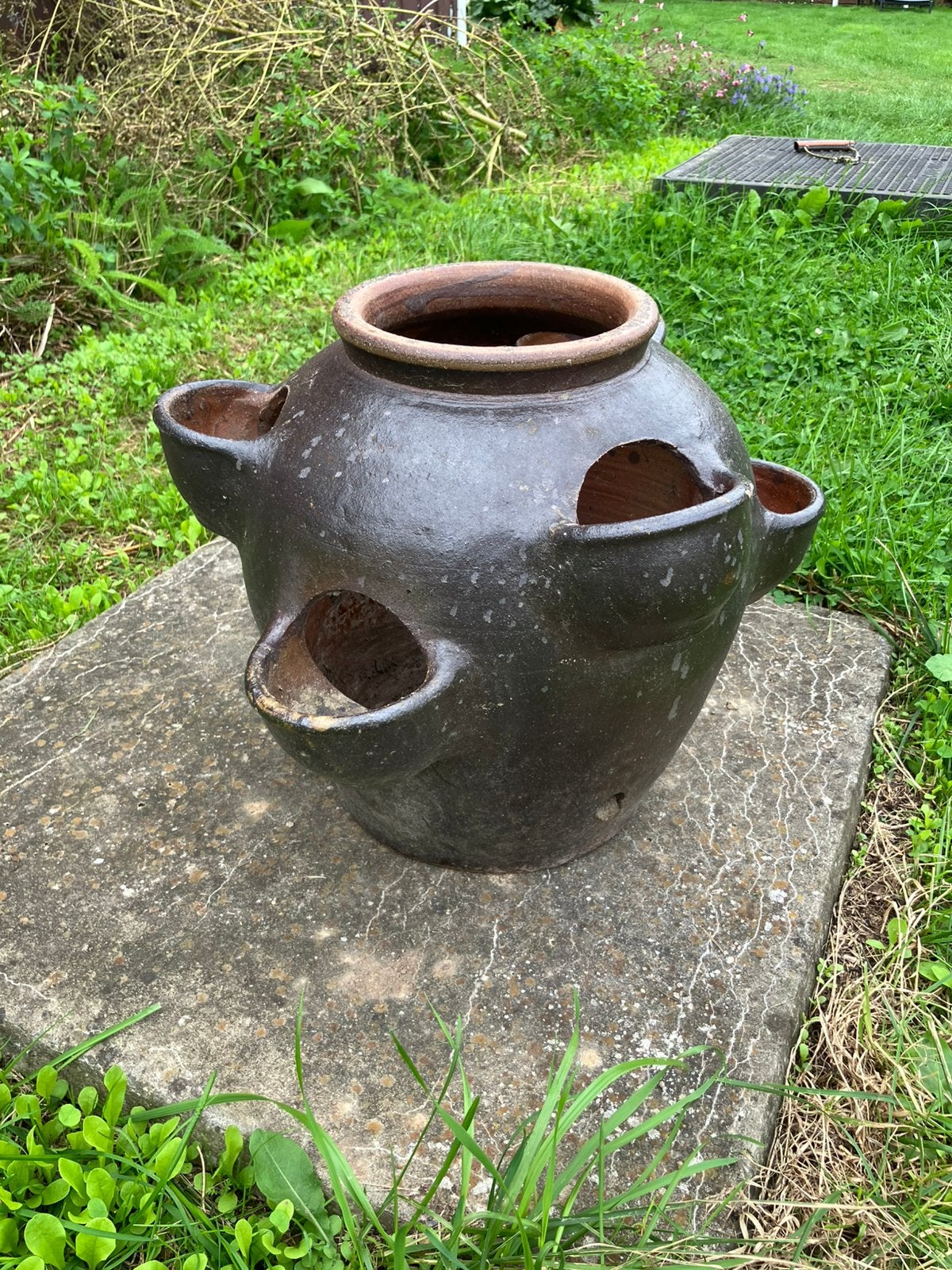 Pot de fleurs ornemental, Jardin & Terrasse, Enlèvement, Utilisé, Pierre, 30 à 60 cm