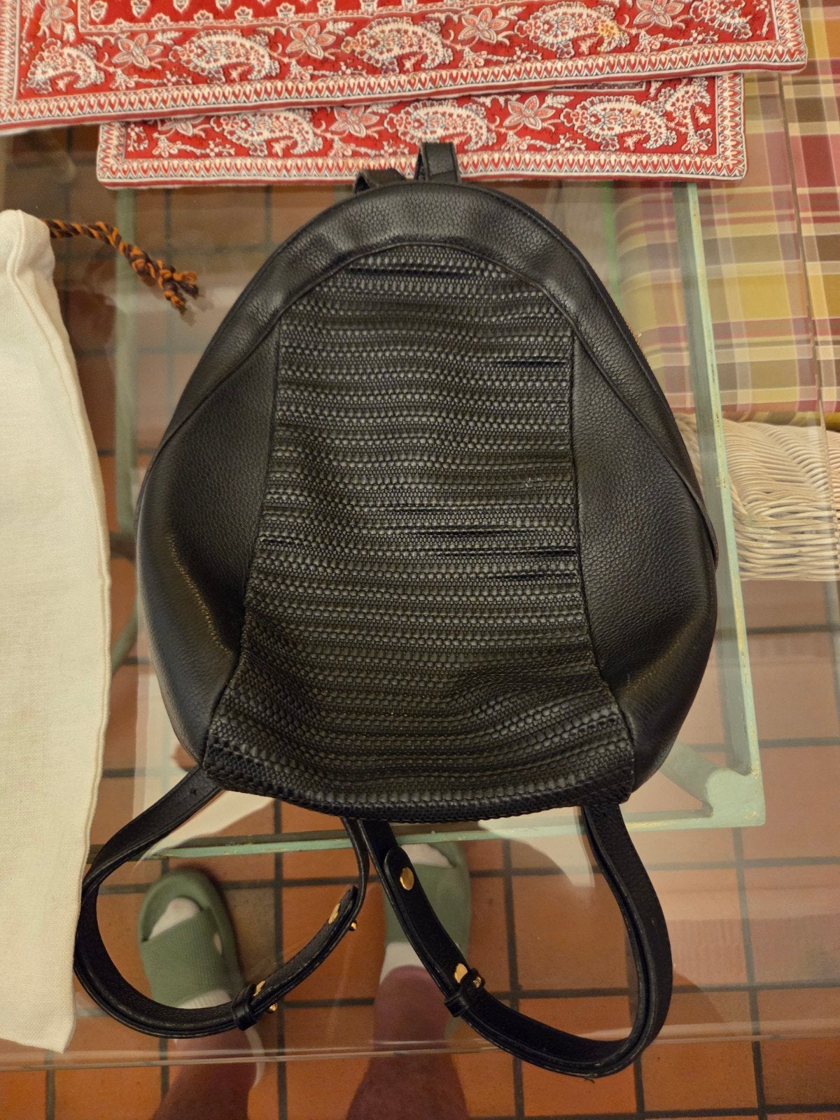 Sac à dos 100 % Delvaux, Enlèvement ou Envoi, Neuf, Noir, Sac à main
