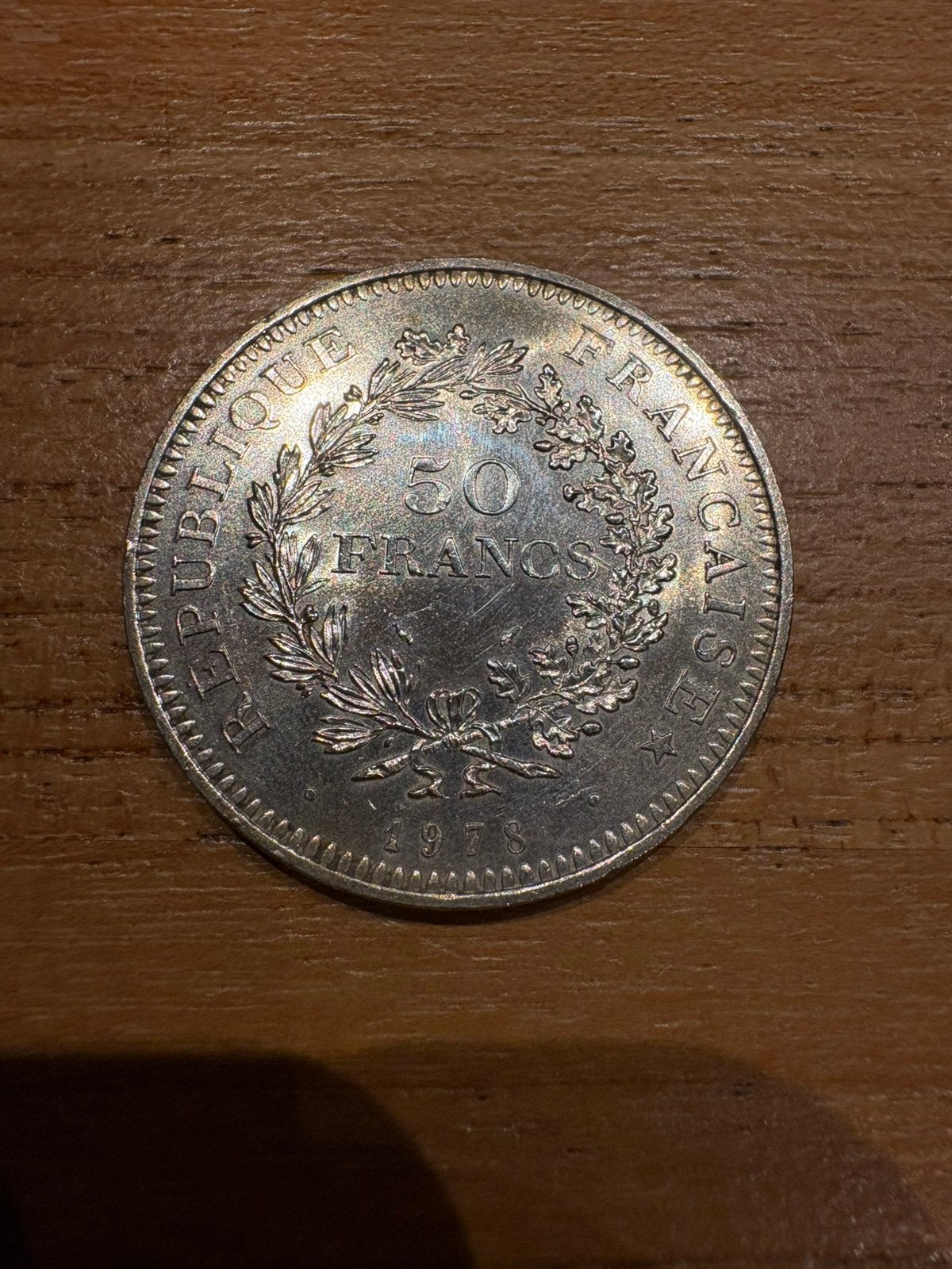 Franse zilveren munt, Antiek en Kunst, Ophalen of Verzenden, Zilver
