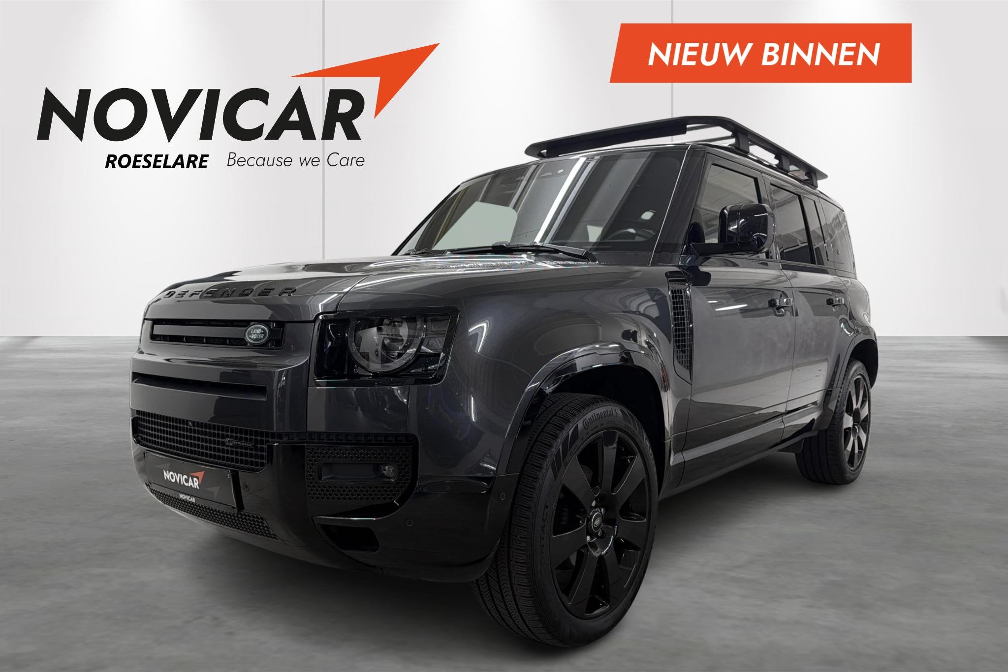 Land Rover Defender 110 D200 X-Dynamic S, Auto's, Automaat, Stof, Gebruikt, Zwart