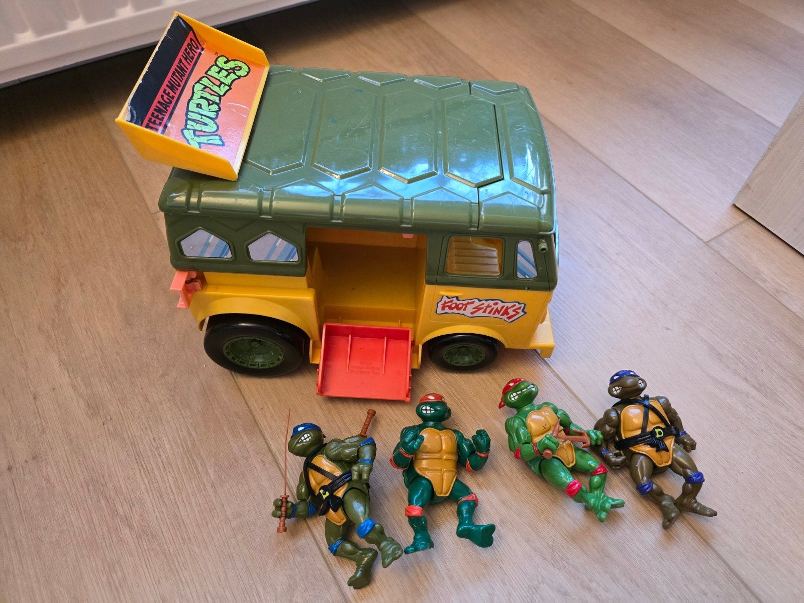 Vintage teenage Mutant Ninja turtles playmates figures 1988, Ophalen