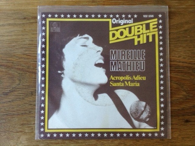 single mireille mathieu, CD & DVD, Vinyles Singles, Enlèvement ou Envoi, Pop, Housse de protection extérieure, 7 inch