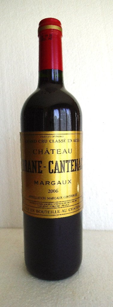CHÂTEAU BRANE-CANTENAC 2006 - MARGAUX - 2ème Gd Cru Classé, Neuf, Enlèvement ou Envoi, Pleine, Vin rouge