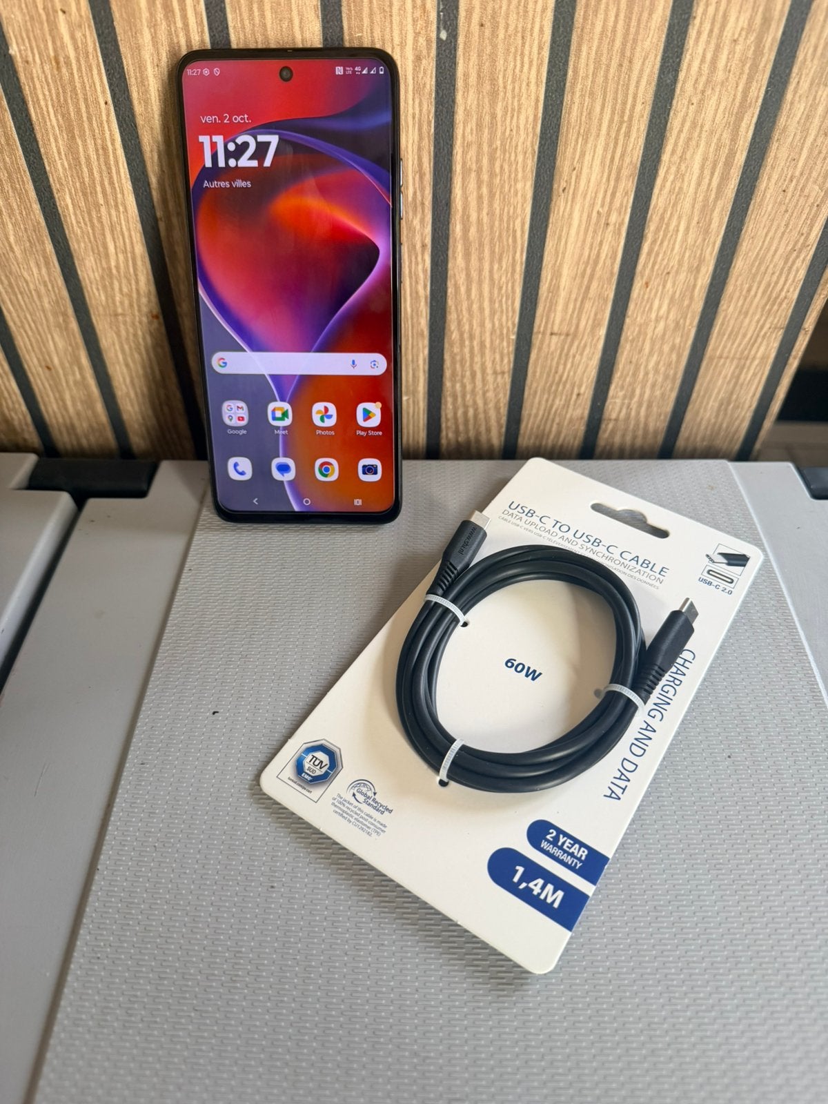 Vend/echange motorola G15 Power 512gb en bon etat cable, Enlèvement ou Envoi, Comme neuf