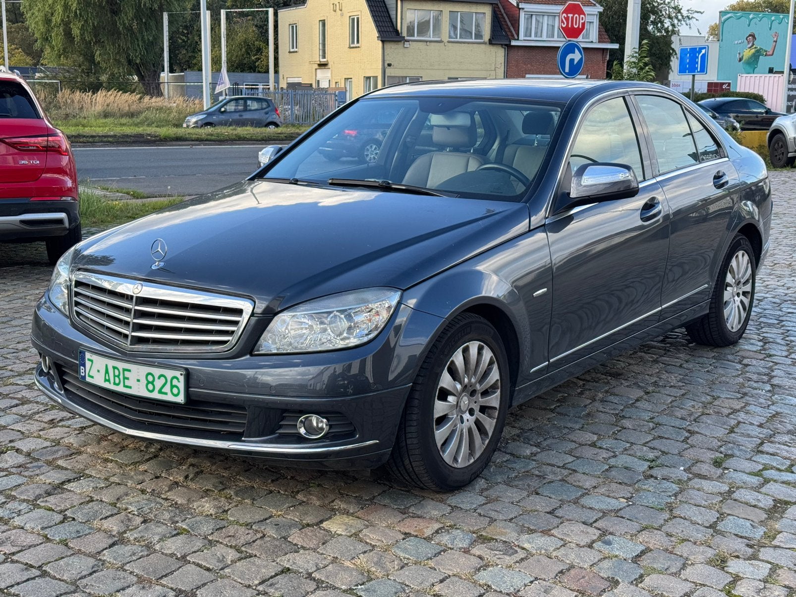 C 200 CDI Elegance Automaat*Navi*Open Dak*Leder*, Auto's, Achterwielaandrijving, 4 cilinders, Elektrische ramen, Leder