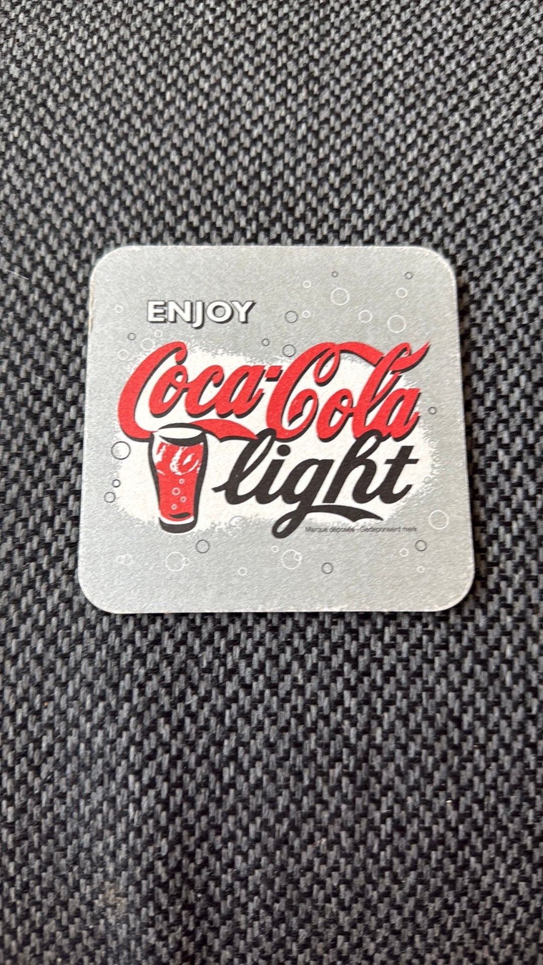 Coca-cola bierviltje, Verzamelen, Ophalen of Verzenden, Zo goed als nieuw, Viltje(s), Overige merken