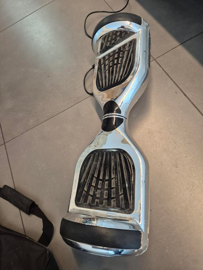 Hooverboard met tas en kart, Ophalen