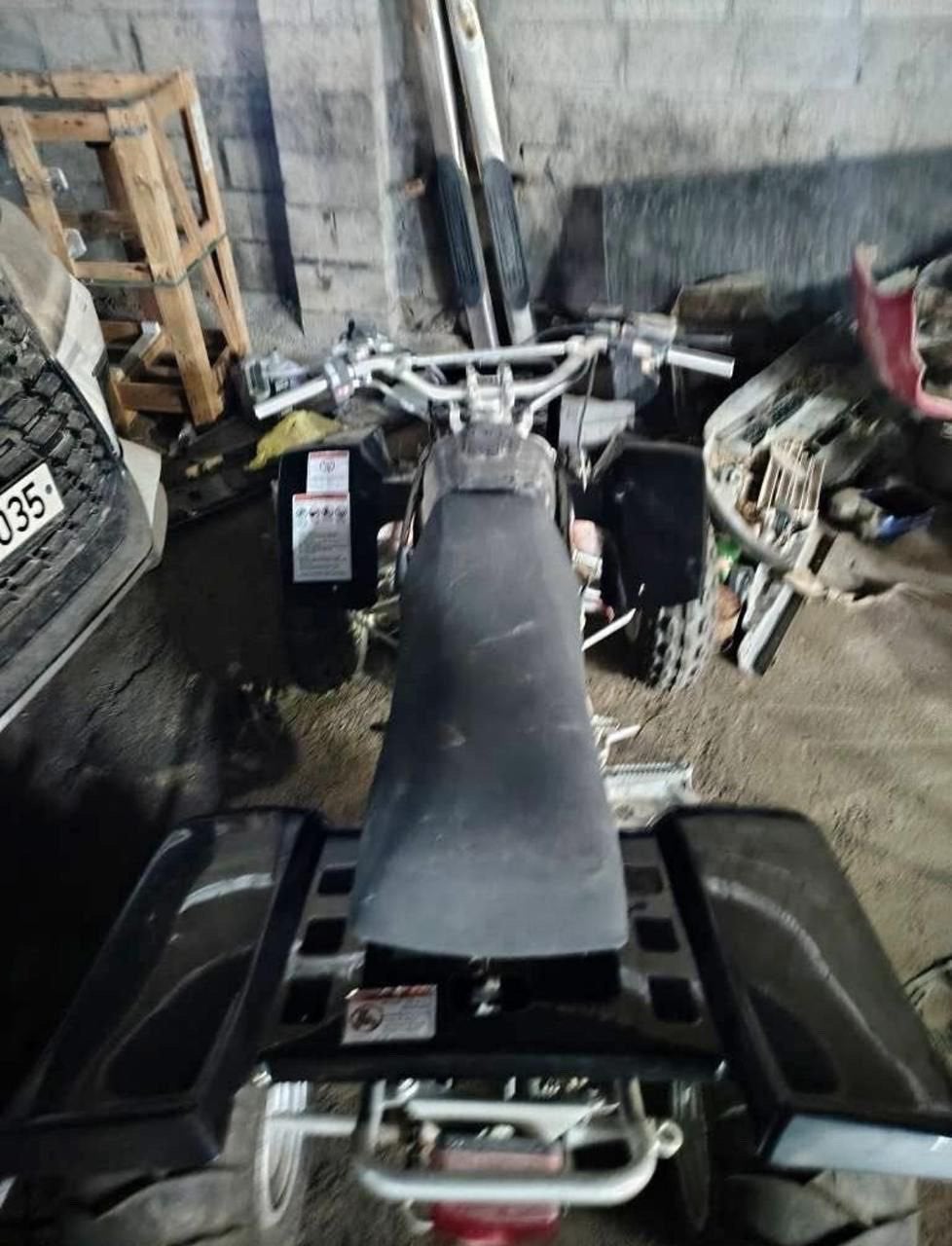 Yamaha 350 Banshee à restaurée, Enlèvement