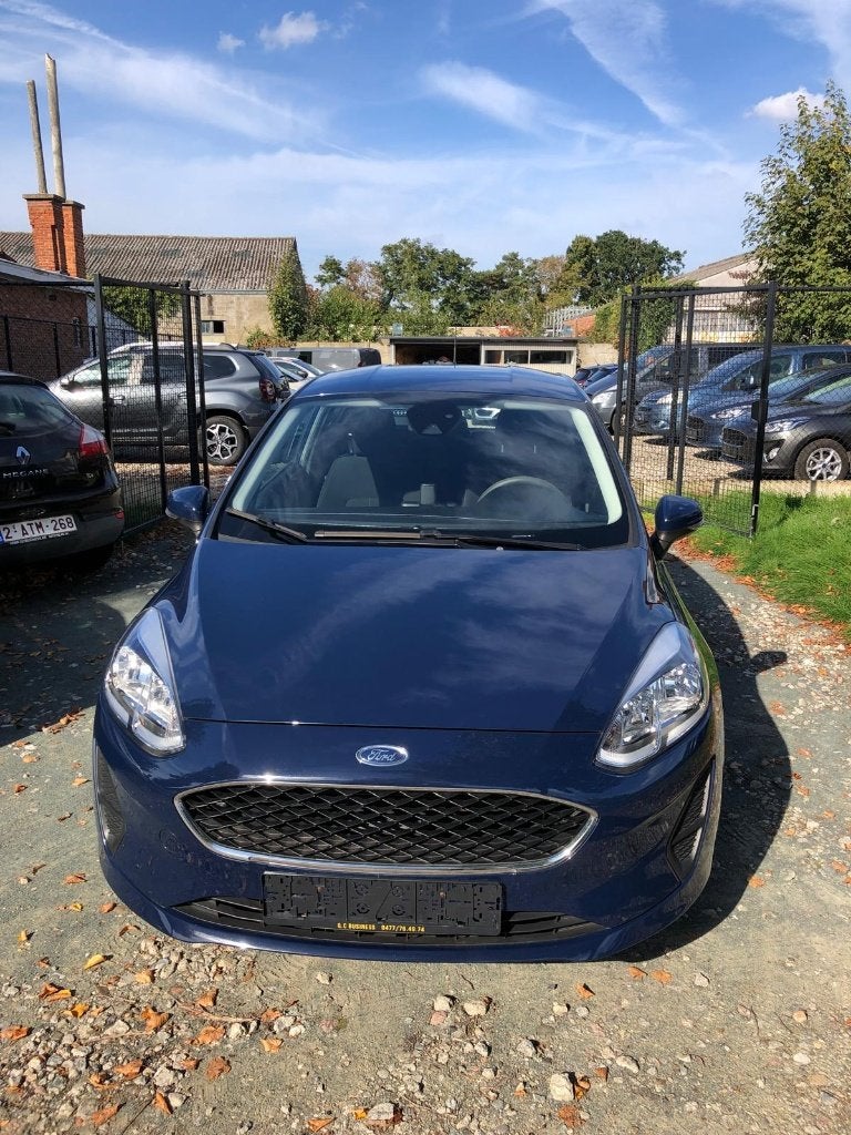 Ford Fiesta 1100 benzine van 2019 met 66500km, Auto's, Voorwielaandrijving, Stof, Beige, 5 deurs