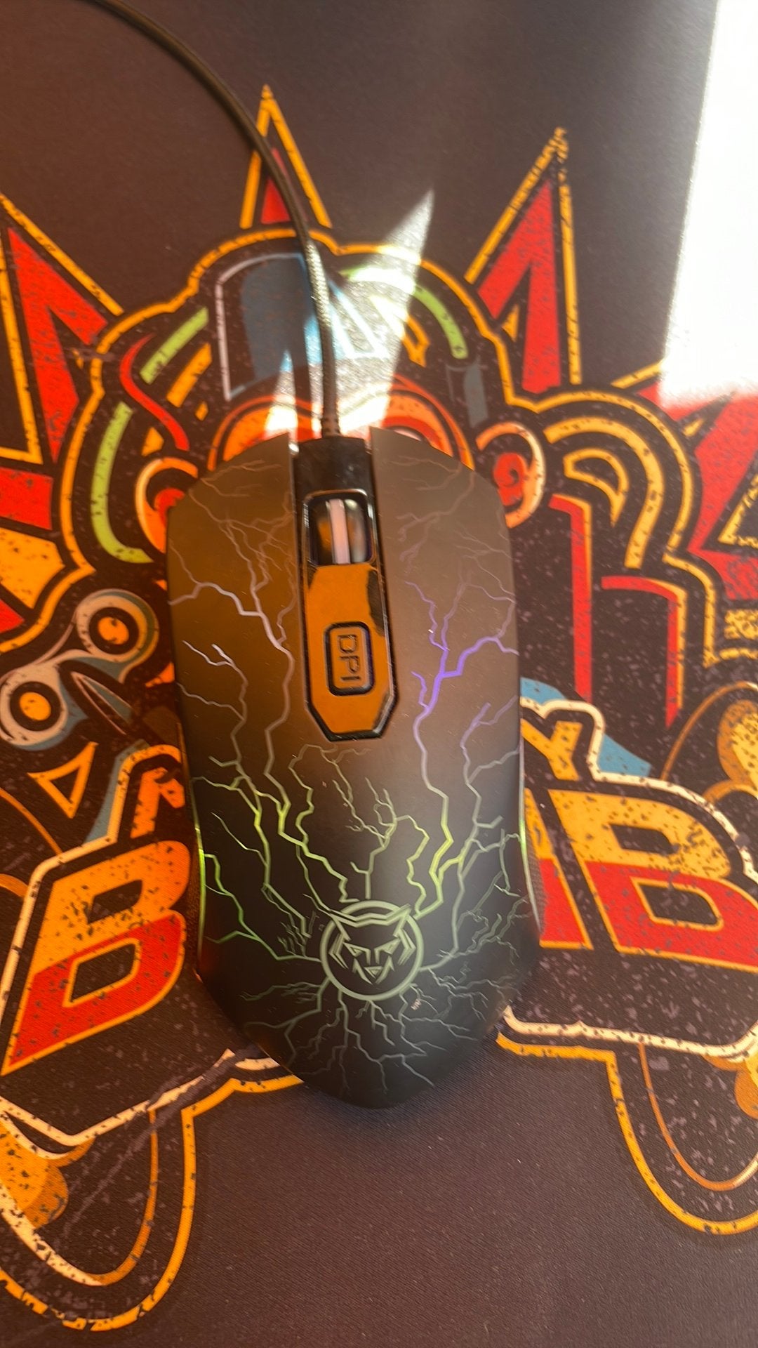 Gaming muis(Qware Gaming GMM-3700)met DPI knop, Informatique & Logiciels, Souris, Souris, Enlèvement, Utilisé, Droitier