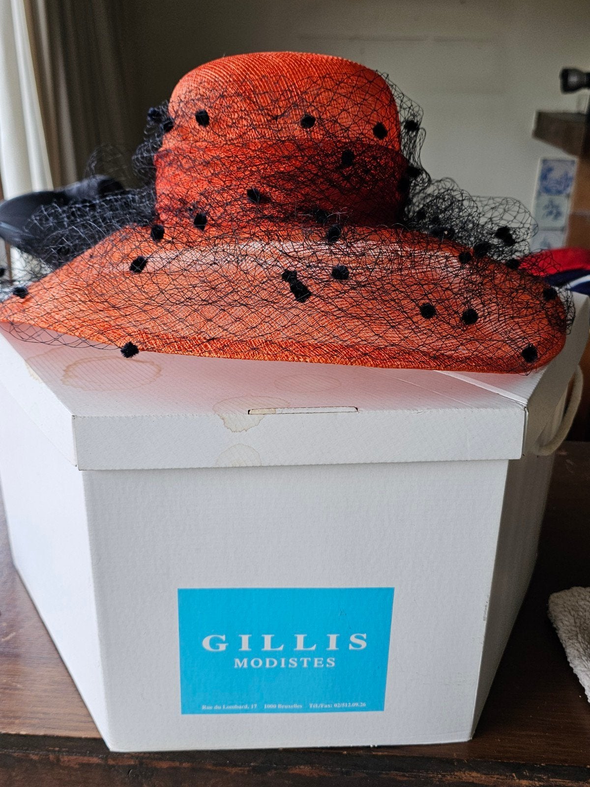 dames hoed van Brusselse modehuis Gillis, Kleding | Dames, Hoeden en Petten, Ophalen of Verzenden