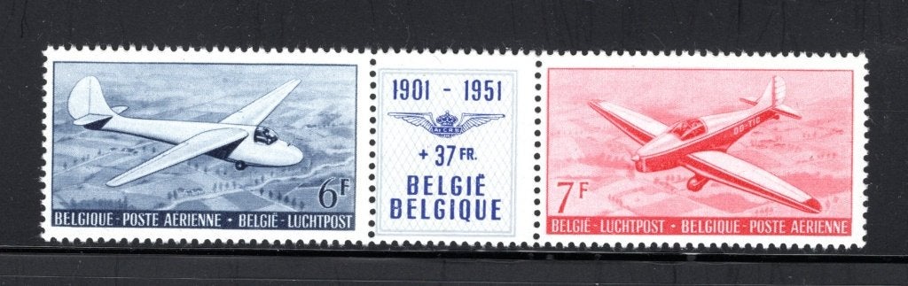 PA26/27 MNH 1951 - 50e anniversaire du Royal Aero Club, Timbres & Monnaies, Enlèvement ou Envoi, Non oblitéré, Neuf