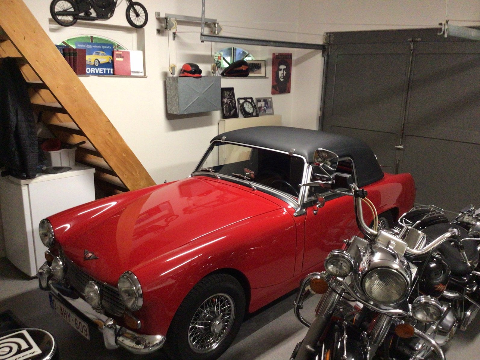 Austin Healey sprite 1962, Autos, Achat, Carnet d'entretien, Noir, Particulier