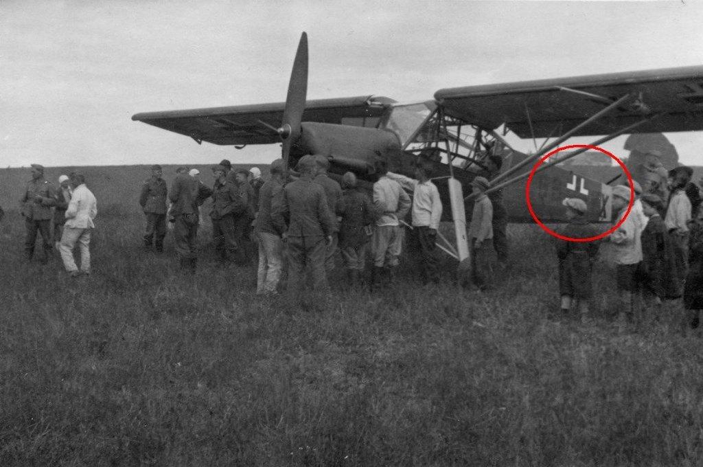 orig. foto - vliegtuig Fieseler Fi 156 Storch Luftwaffe WO2, Verzamelen, Militaria | Tweede Wereldoorlog, Verzenden, Luchtmacht