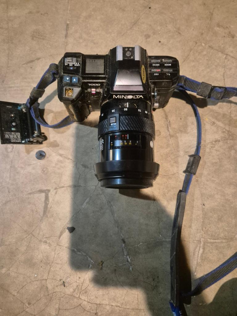 Minolta 7000 camera met vintage lens, Ophalen of Verzenden, Minolta