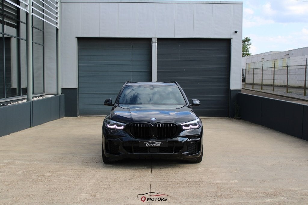 BMW X5 xDrive45e-PACK M-LED-360-ACC-HUD-KEYLESS-TREKH-CARP, Automaat, Dealer onderhouden, Zwart, Leder