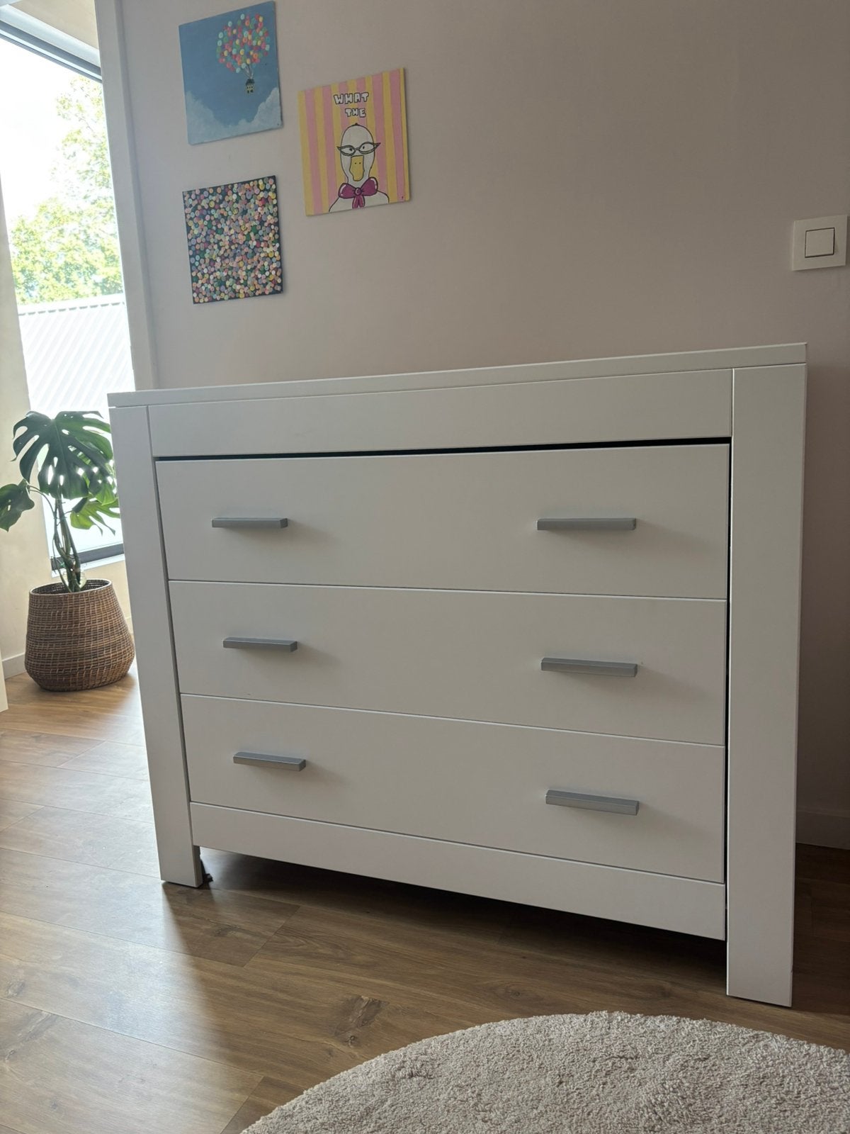 Bopita commode / ladekast wit – 3 ruime lades, Huis en Inrichting, Ophalen, Zo goed als nieuw