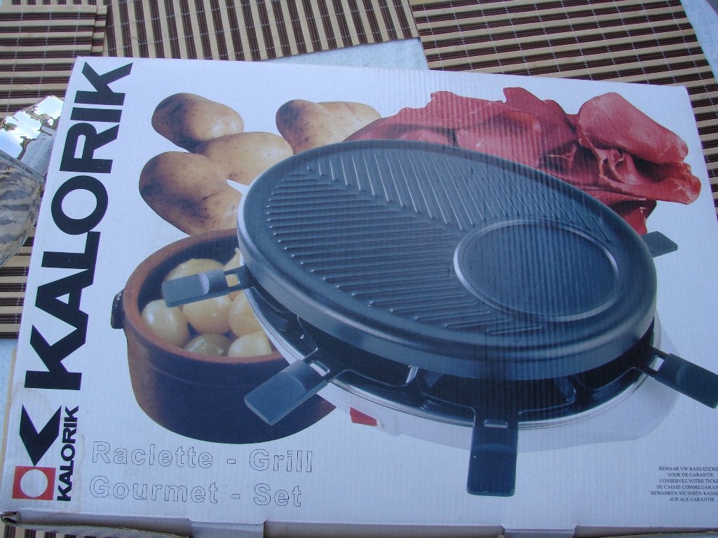 gourmet-grill set  voor 8 pers merk kalorik, Electroménager, Enlèvement, Neuf, Électrique