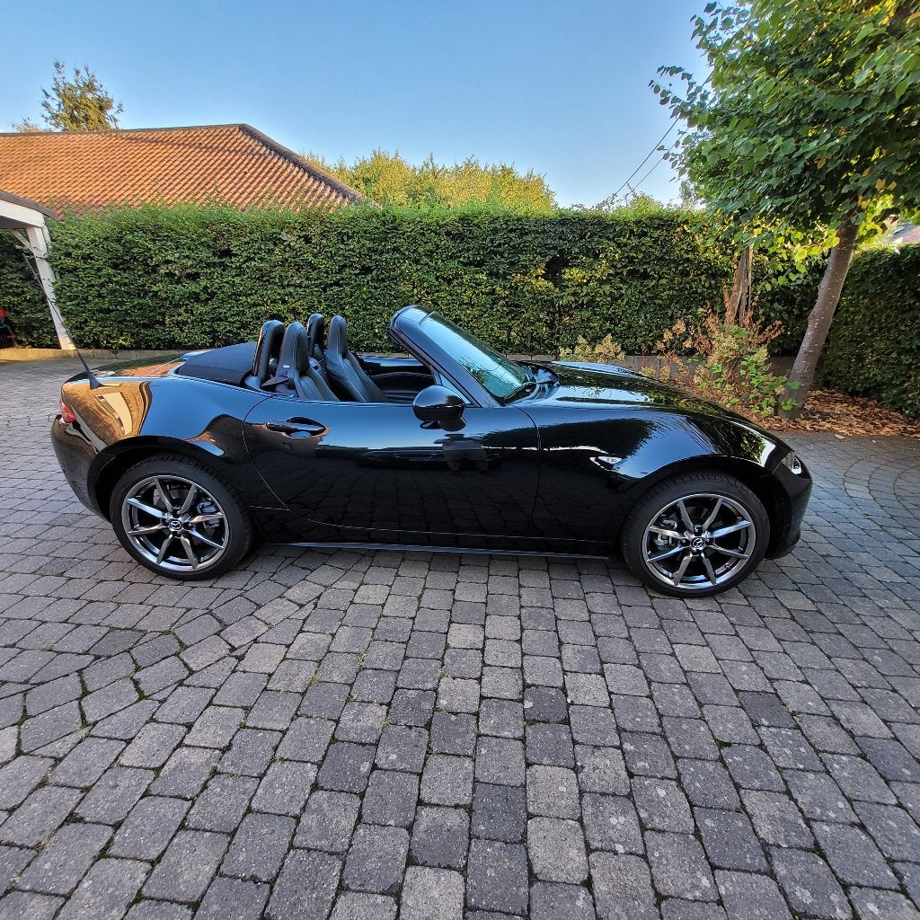 Mazda MX-5 ND 2.0 184PK Exclusive line+Driver Assist -4130km, Achterwielaandrijving, 4 cilinders, Cabriolet, Zwart