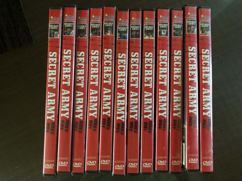 Volledige 3 seizoenen serie SECRET ARMY Dvd's, Engels, Seizoen 1, Ophalen of Verzenden, Zo goed als nieuw