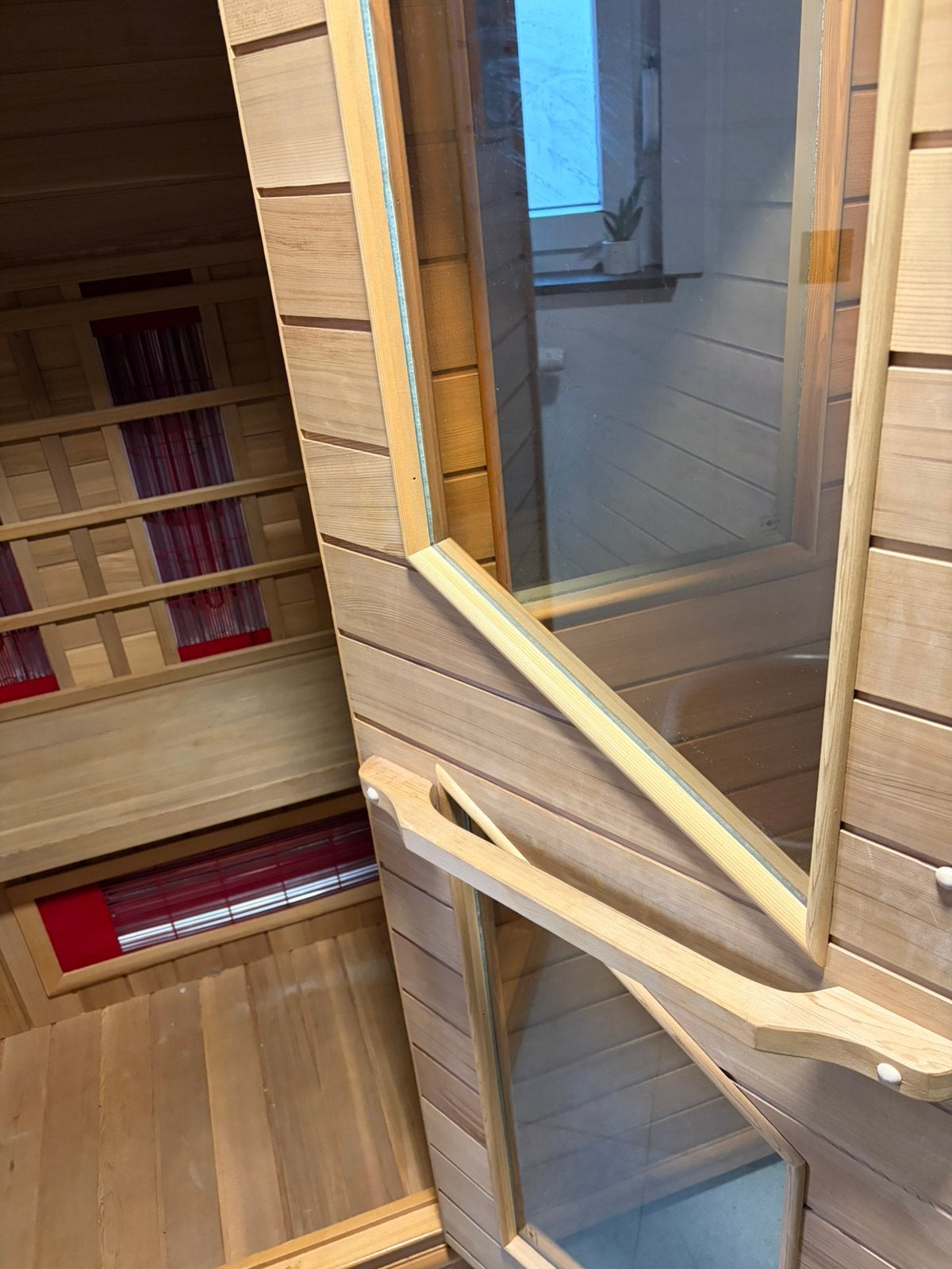 Infrarood sauna met radio en verlichting, Enlèvement, Comme neuf, Infrarouge