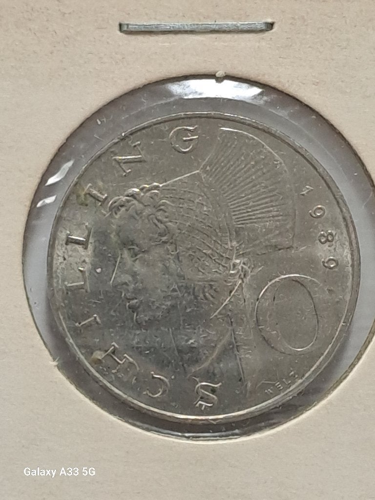 Autriche, 10 Schilling 1989, Enlèvement ou Envoi, Autriche, Monnaie en vrac