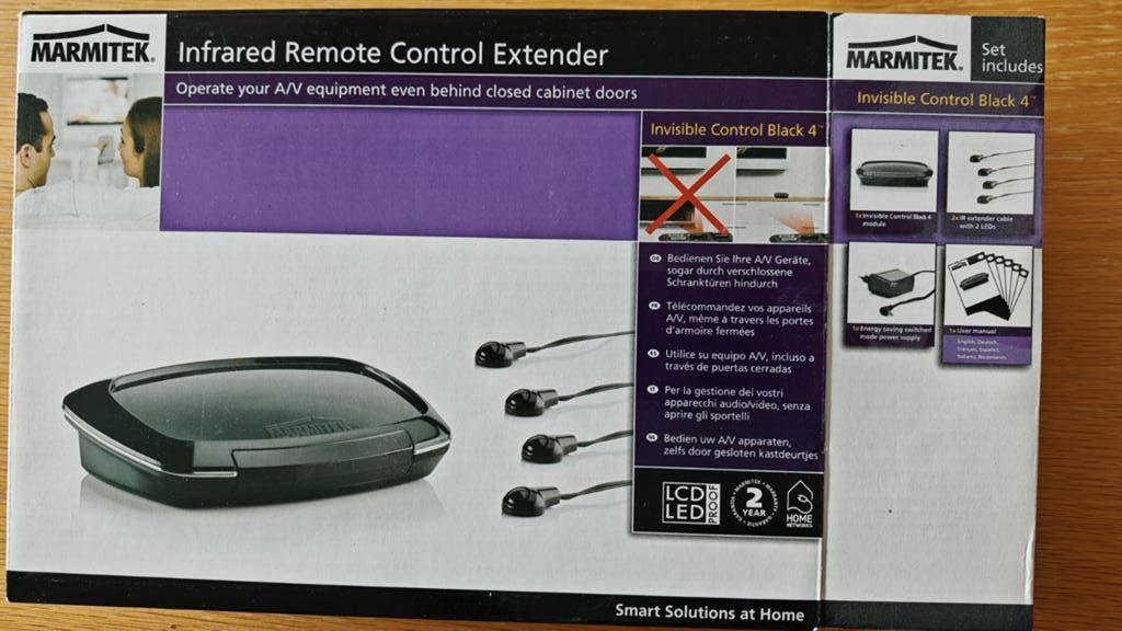 Marmitek draadloze infrarood bediening, TV, Hi-fi & Vidéo, TV, Hi-fi & Vidéo Autre, Envoi, Utilisé