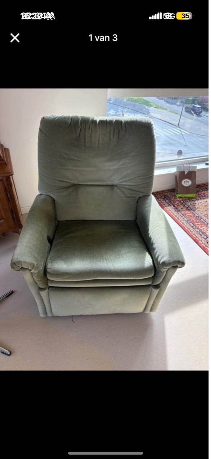 Fauteuil Relax, Enlèvement, Comme neuf
