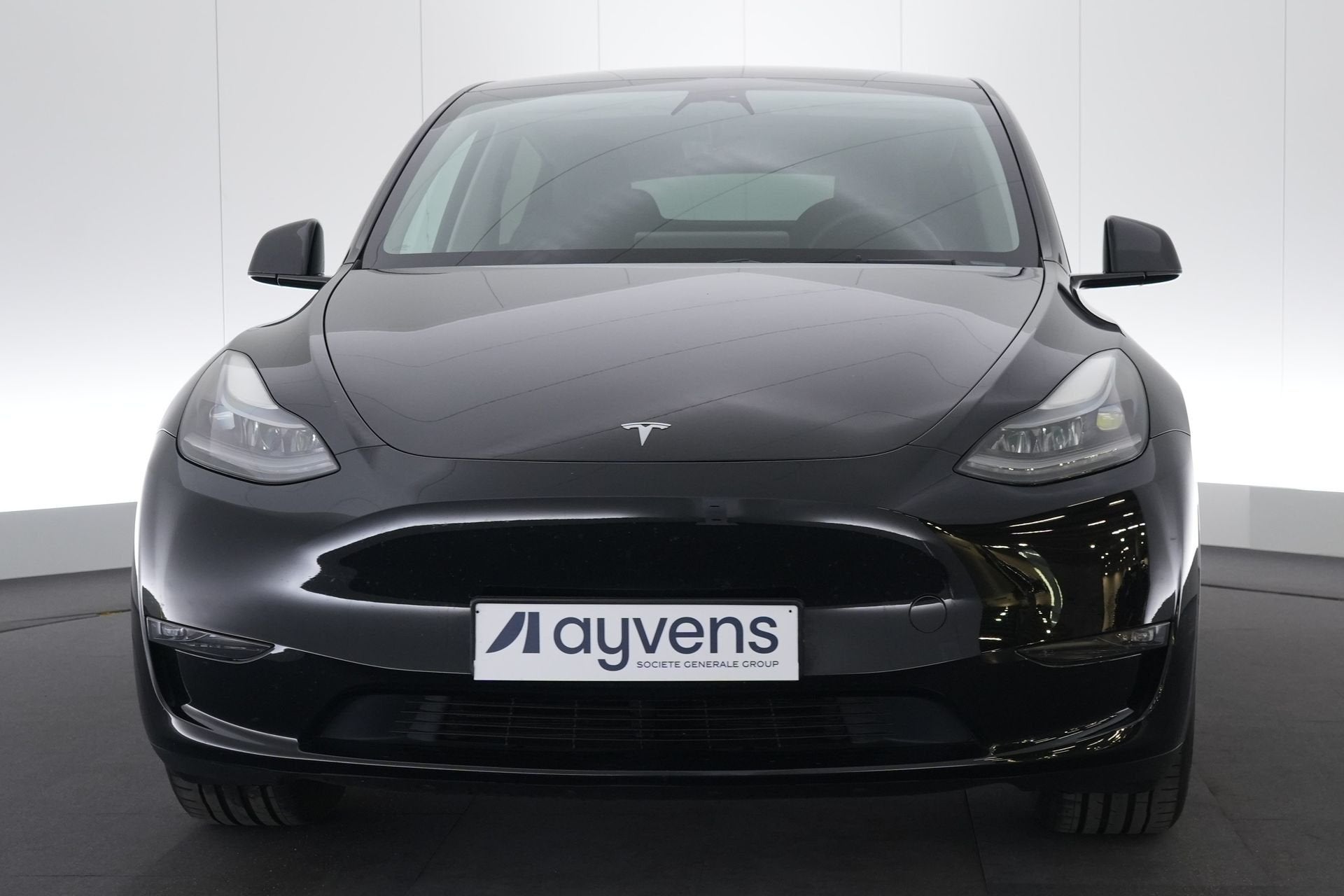 (2EKP210) TESLA MODEL Y, Auto's, Tesla, Zwart, Leder, 5 zetels, SUV of Terreinwagen