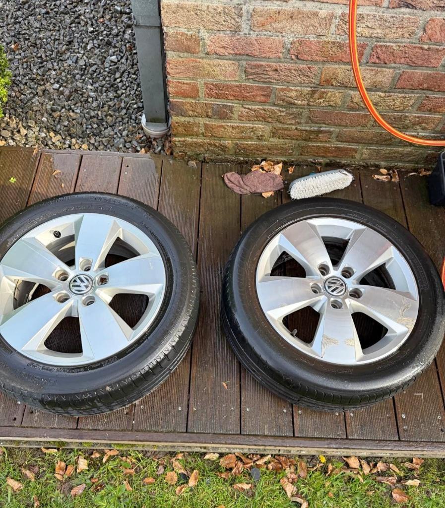 4 jantes 16 pouces originale Golf 7 (5x112), Autos : Pièces & Accessoires, Enlèvement, Utilisé, Seat
