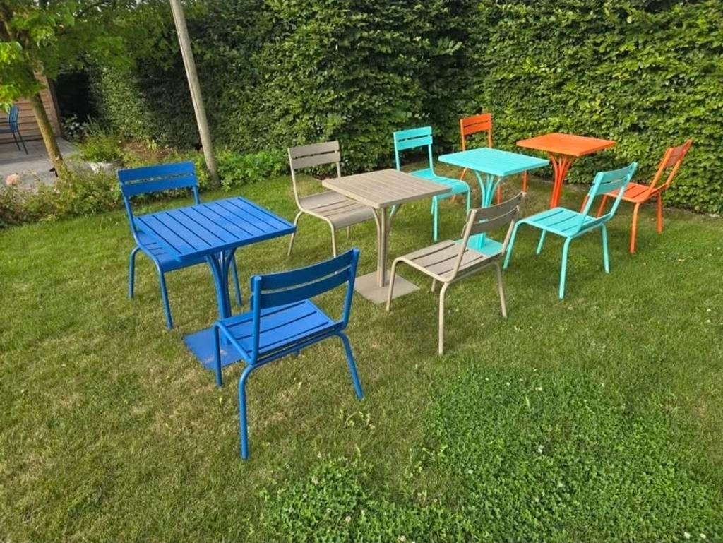 Mooie nieuwe bistrotafels te koop in 4 kleuren, Ophalen
