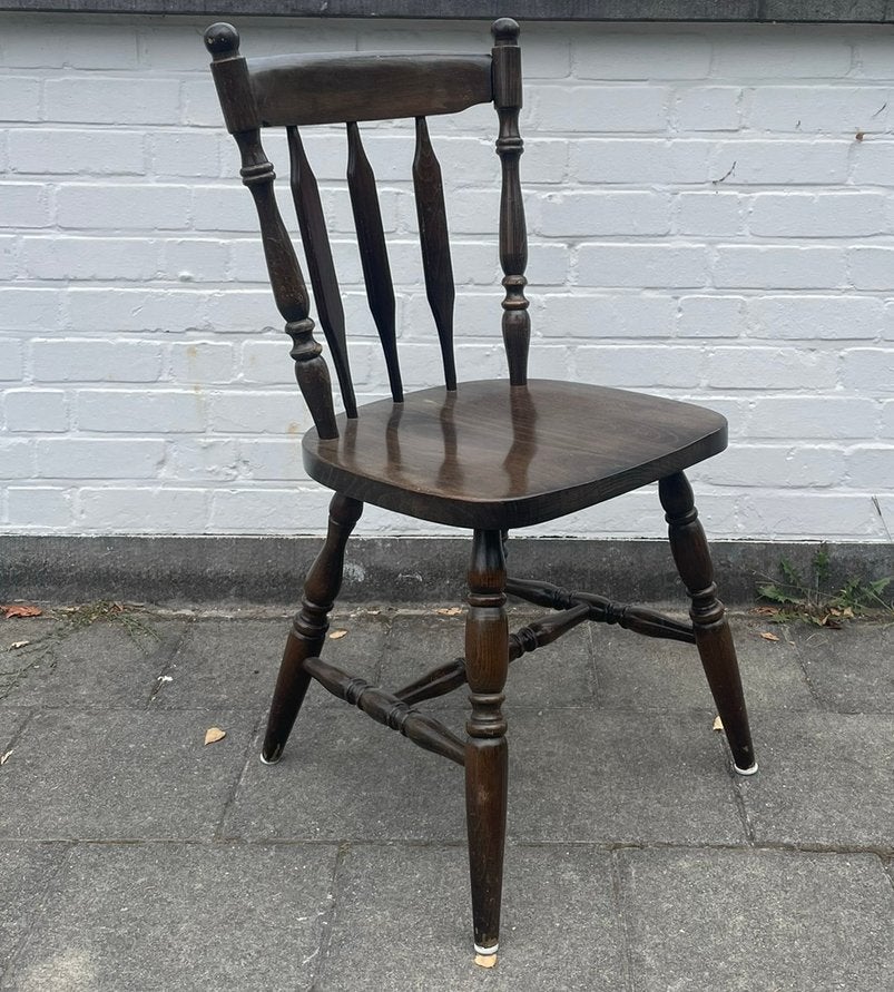 Stoel, Huis en Inrichting, Stoelen, Ophalen, Gebruikt, Bruin, Vier
