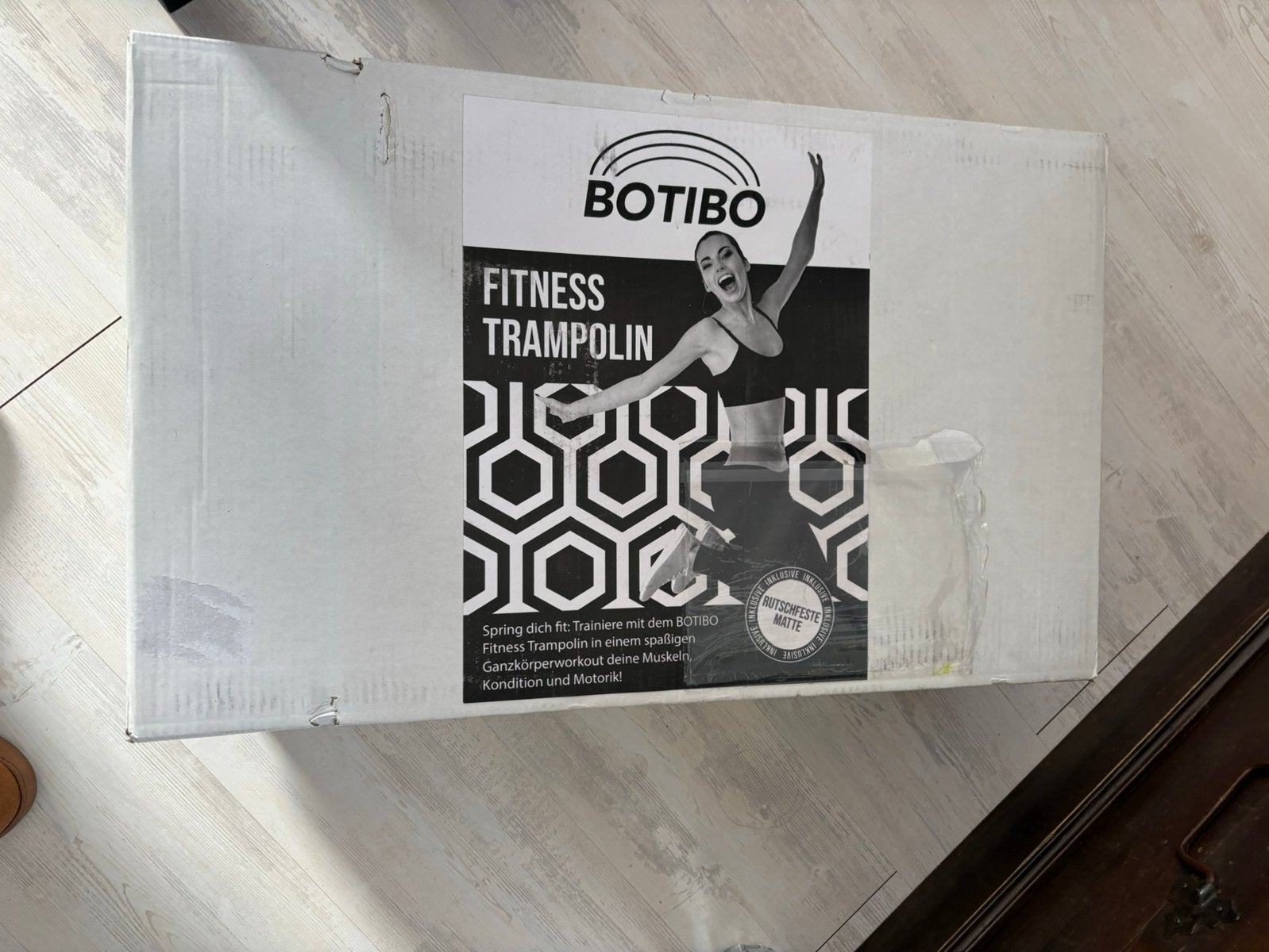 Fitness trampoline nieuw in doos, Sport en Fitness, Ophalen, Nieuw