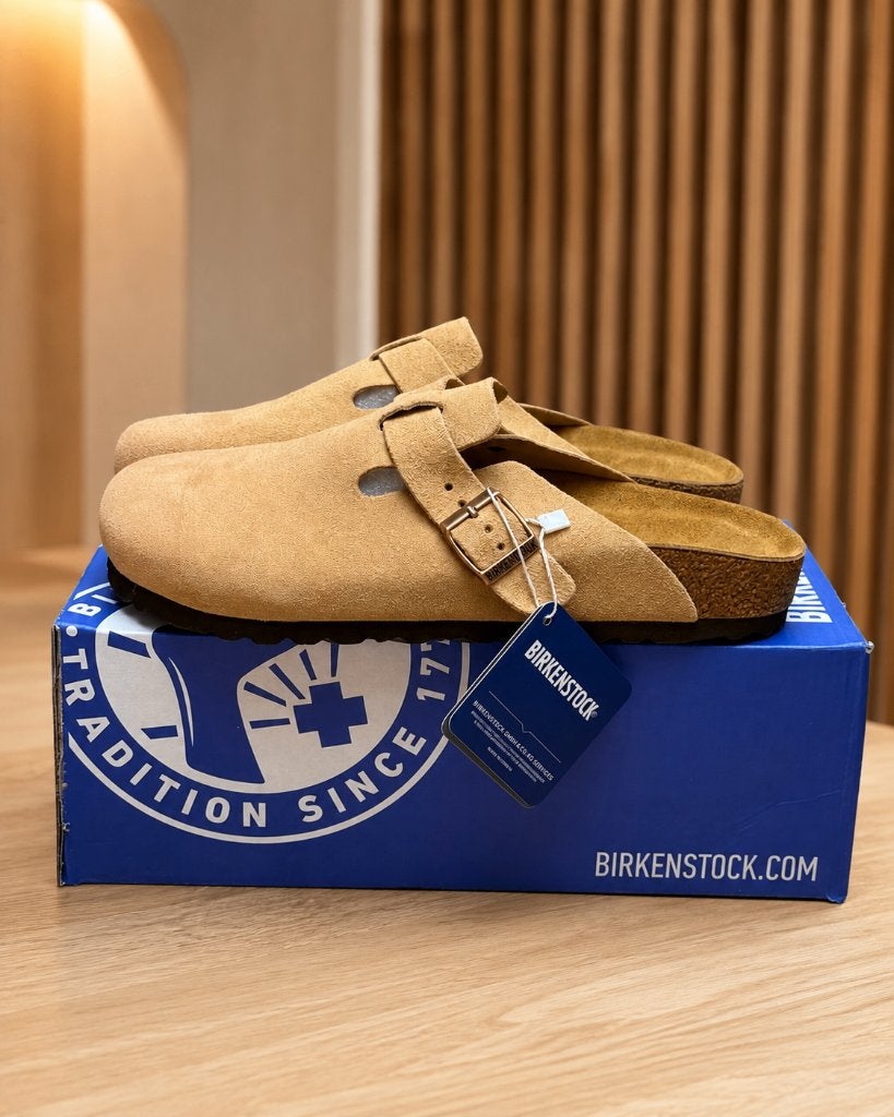 Nieuw Birkenstock Boston Camel — Maat 39 — Doos, Ophalen, Instappers, Nieuw, Birkenstock