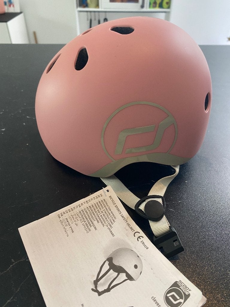 Casque de vélo rose - Scoot and ride 45-51 cm, XXS, Garçon ou Fille, Enlèvement ou Envoi, Comme neuf