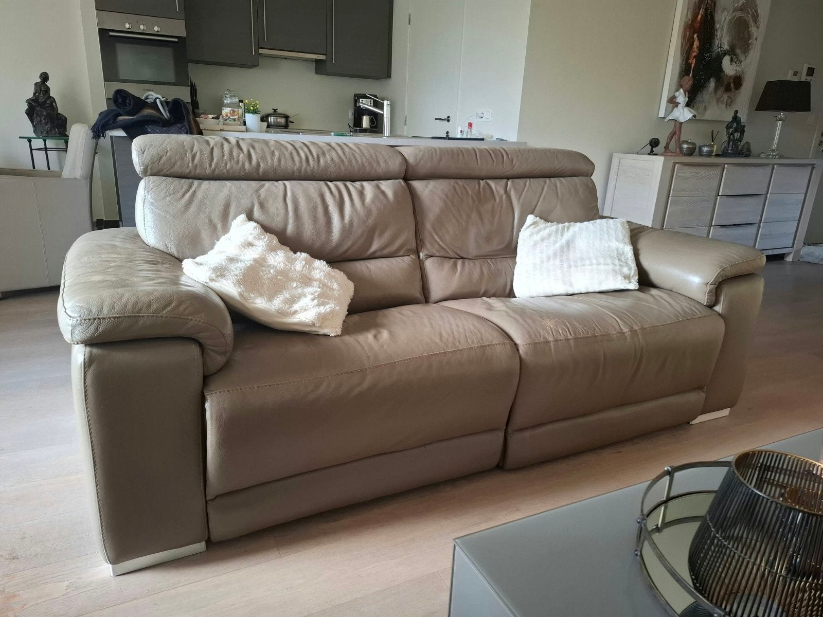 Gratis lederen salon, Huis en Inrichting, Ophalen