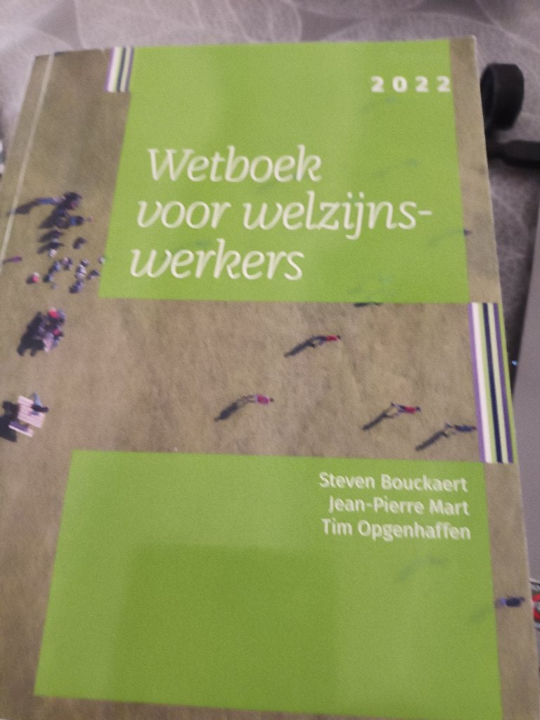 wetboek voor welzijnswerkers, Boeken, Ophalen of Verzenden, Zo goed als nieuw, Wolters & Kluwers