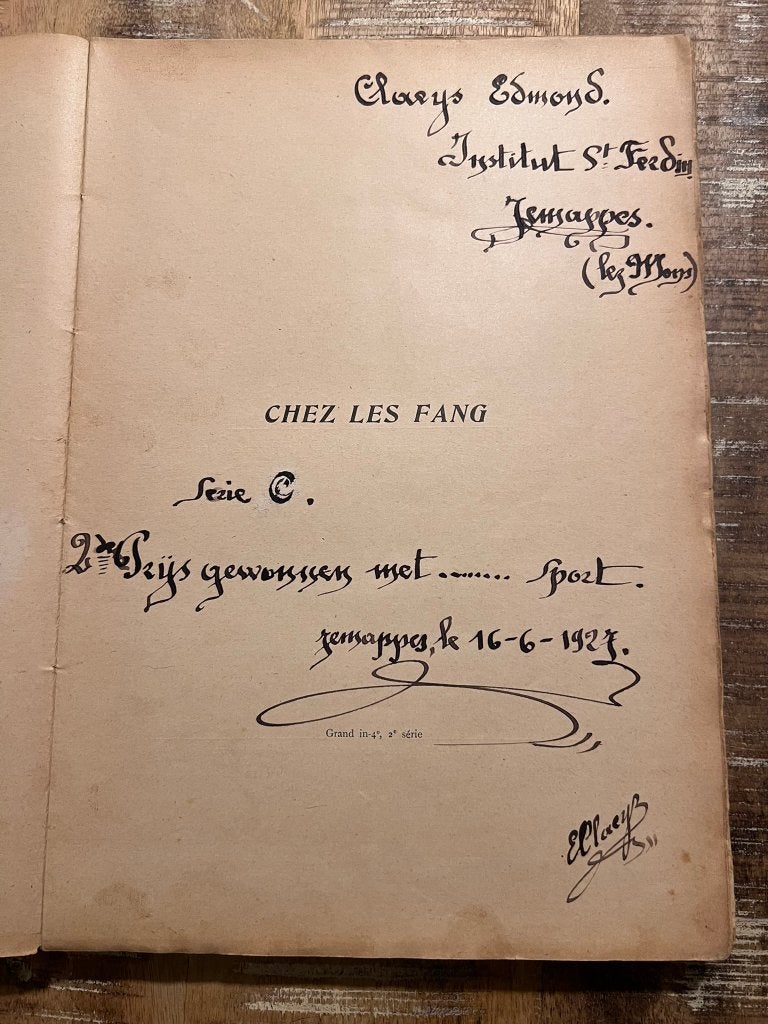 Chez les Fang ou quinze années de séjour au Congo Francais, Ophalen of Verzenden