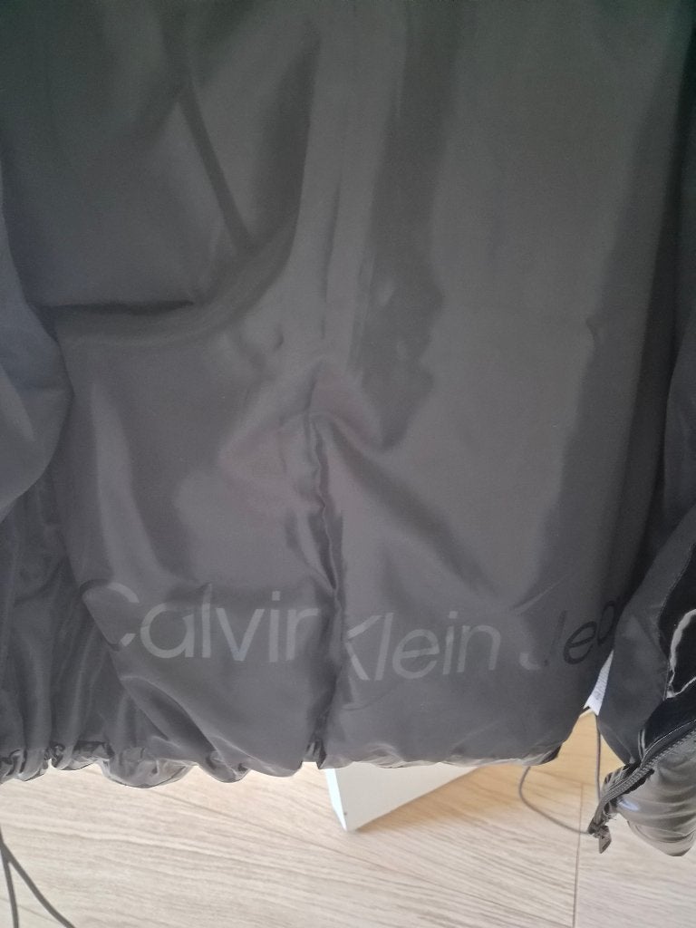Winterjas CK jeans, Verzenden, Zwart, Maat 42/44 (L), Zo goed als nieuw