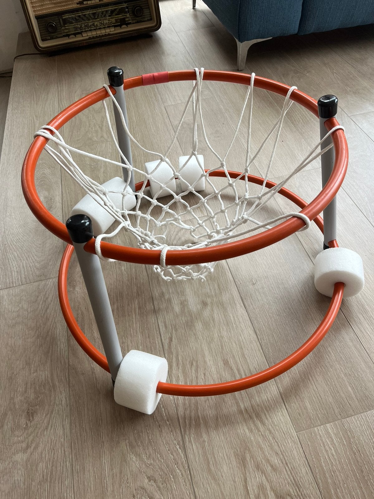 Drijvende basketbalring, Ophalen, Zo goed als nieuw