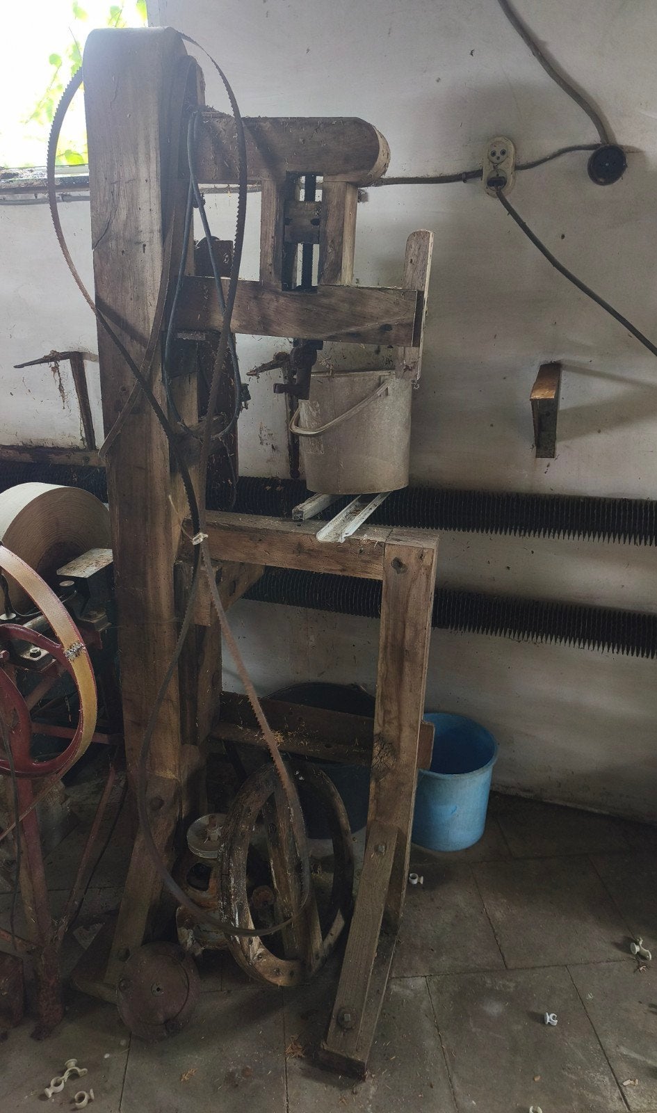 Lintzaag machine, Ophalen, Gebruikt, Lintzaag