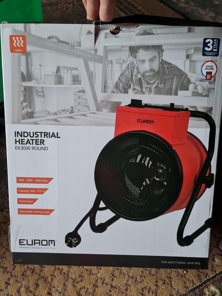 Chauffage industriel EK3000 neuf, Enlèvement