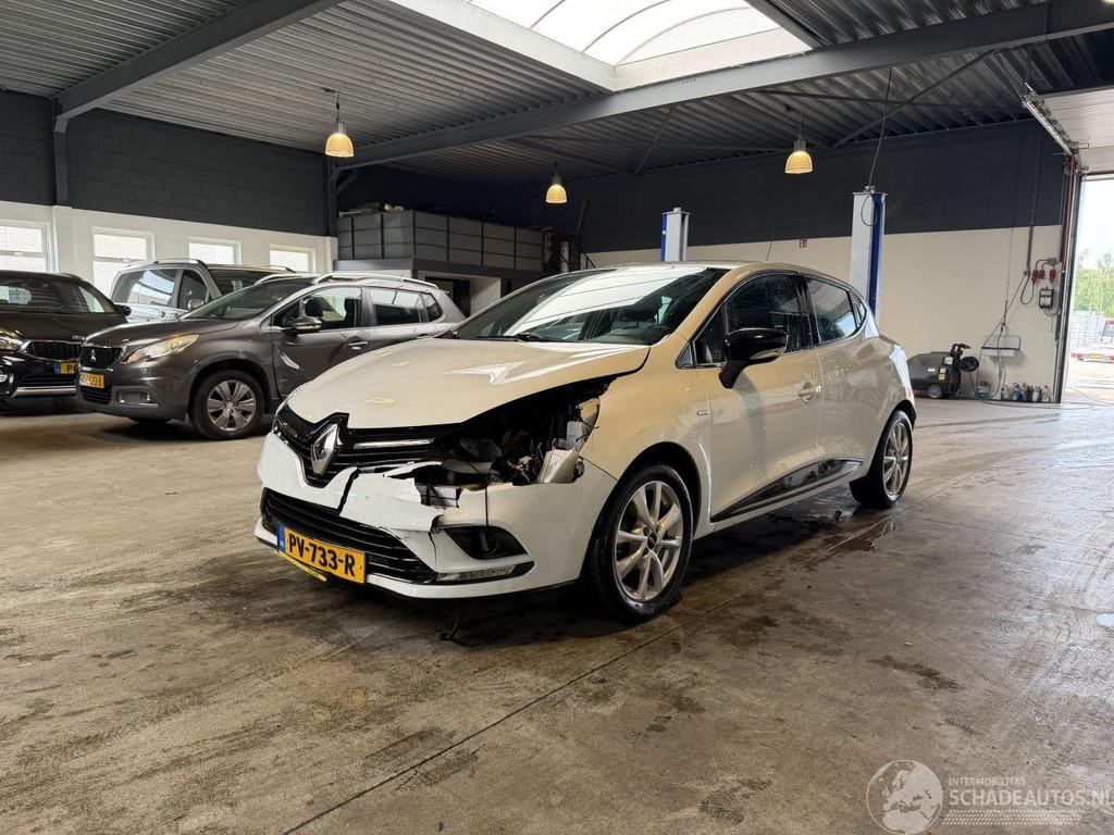 Renault Clio 0.9 TCe Limited (bj 2017), Auto diversen, Ongevalwagen, Renault, Handgeschakeld, Benzine, Stadsauto, Wit