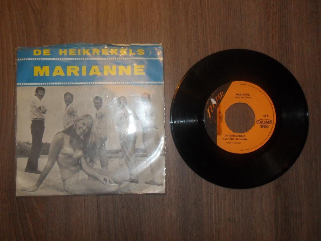 De Heikrekels - Marianne, Ophalen of Verzenden, Gebruikt, 7 inch, Levenslied of Smartlap