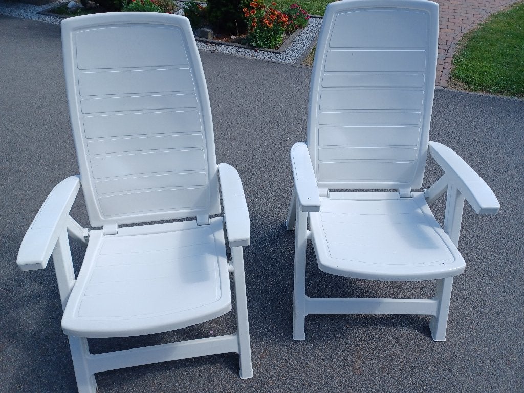 sièges jardin, Enlèvement, Comme neuf, Plastique, Pliant