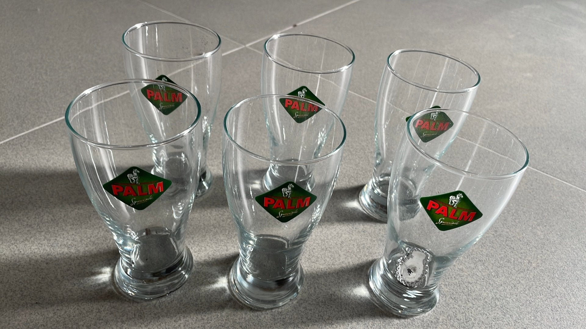 palm bierglazen, Ophalen, Gebruikt