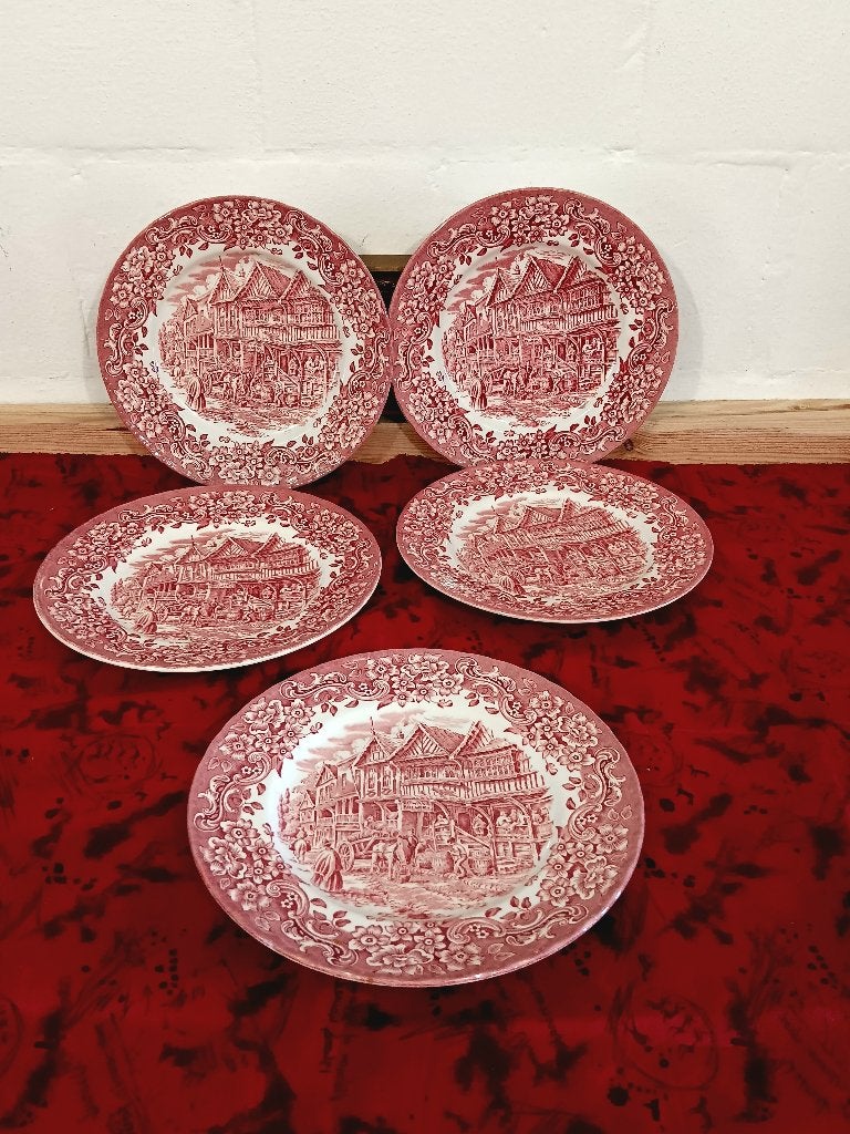 5 Assiettes anglaise, Antiquités & Art, Enlèvement ou Envoi
