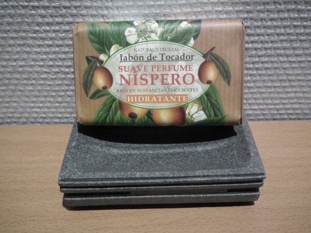 Porte savon gris, avec savon hydratant 125 gr (nouveau), Envoi, Neuf, Baignoire & Douche