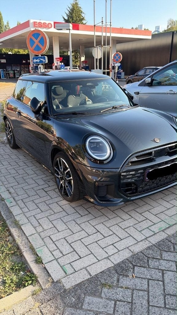 Mini C John Works Trim, Auto's, Mini, Leder en Stof, Zwart, Particulier, 3 cilinders