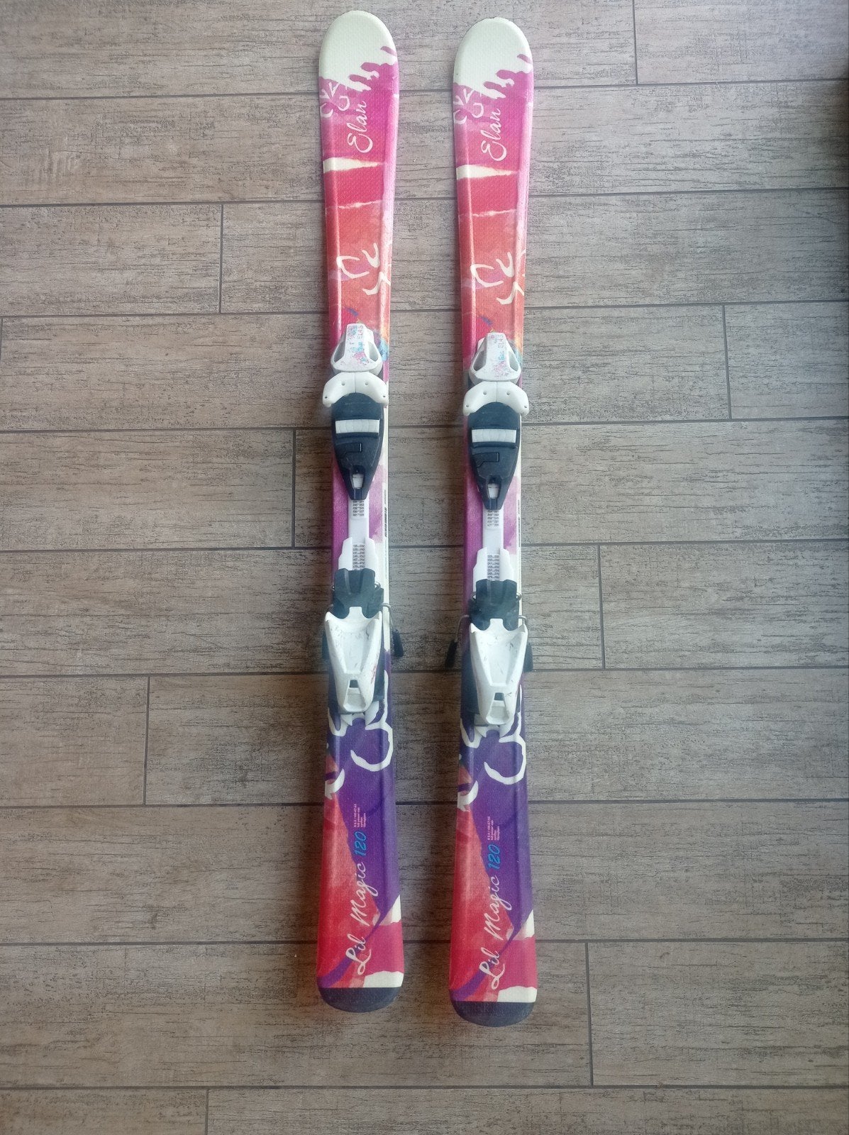 Skilatten kind Elan Lil Magic 120cm, Autres marques, Skis, Enlèvement, Utilisé
